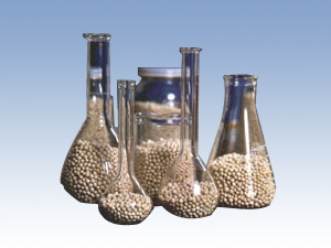 Hollow glass molecular sieve